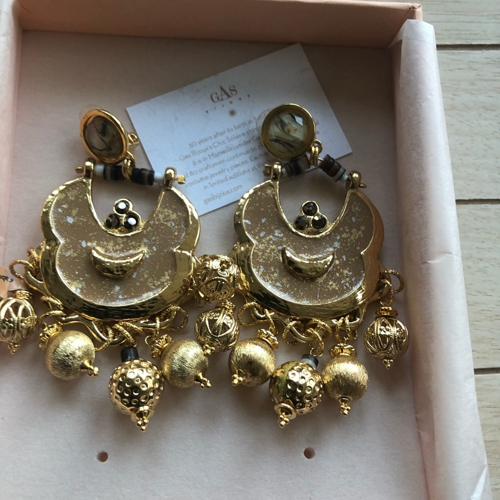 GAS BIJOUX HAVANA CLIP ON EARRINGS⚡️⚡️⚡️